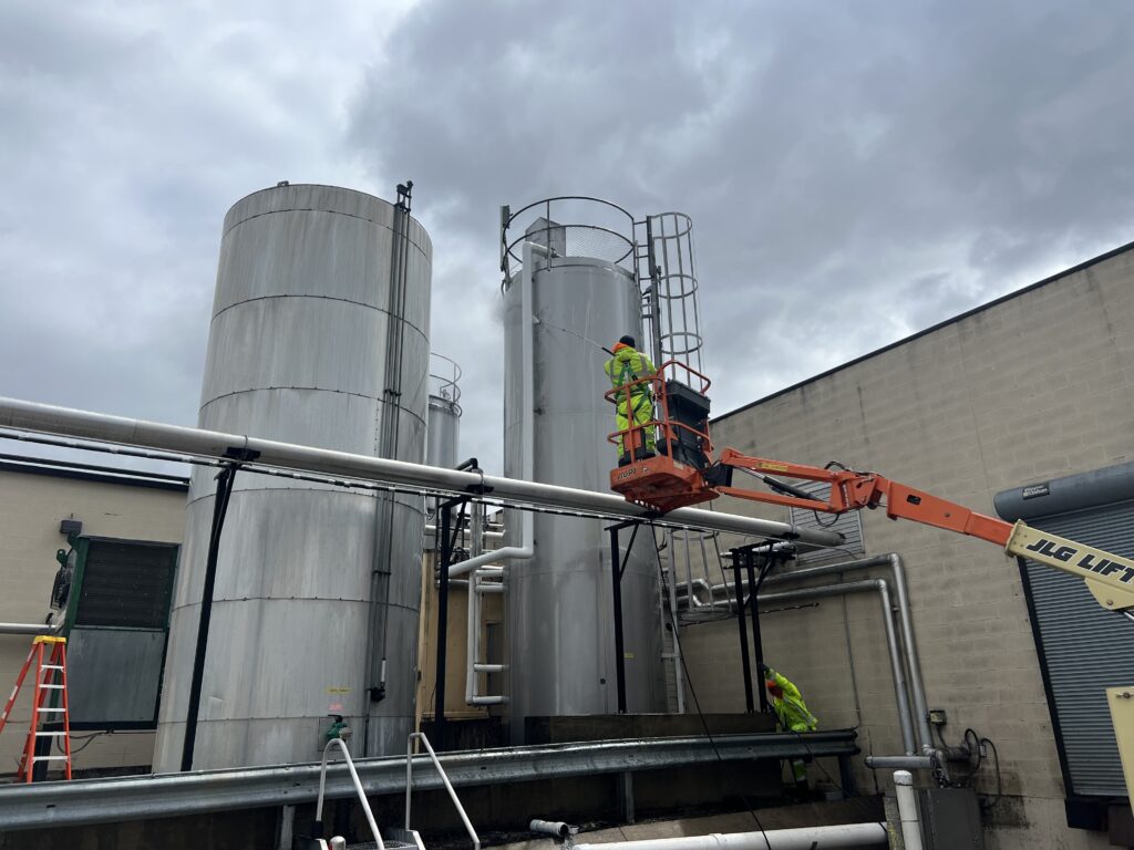 The Importance of Pressure Washing Storage Silos